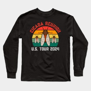 Cicada reunion US tour 2024 retro Long Sleeve T-Shirt